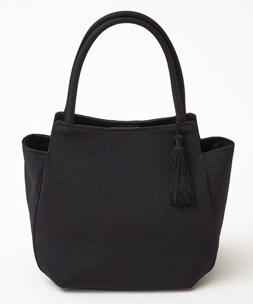 AIMER（エメ）の「【喪服・礼服用】通しマチソフトブラックフォーマルバッグ2点セット(バッグ・袱紗)（ハンドバッグ・レディース・ブラック・FREE）」の3枚目の写真