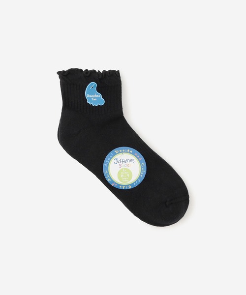Bshop（ビショップ）の「Jefferies Socks | ショートソックス WOMEN（ソックス/靴下・レディース・ホワイト/ブラック・L）」の2枚目の写真