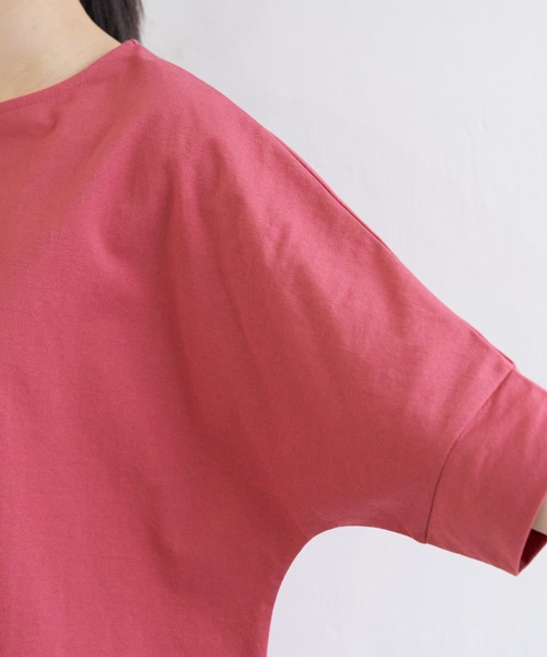 ikka（イッカ）の「梨地ジョーゼットプルオーバー（Tシャツ/カットソー・レディース・ベージュ/ブルー/ブラック/レッド/オリーブ/オフホワイト・M/L/S）」の22枚目の写真