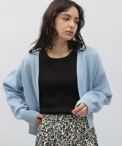 LAKOLE（ラコレ）の「クロップドニットトッパーカーディガン / 184011