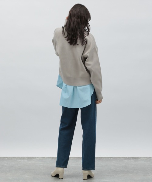 LAKOLE（ラコレ）の「クロップドニットトッパーカーディガン / 184011