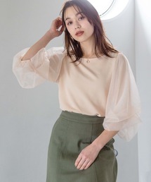 mysty woman | シアータックスリーブプルオーバー 190304(Tシャツ/カットソー)