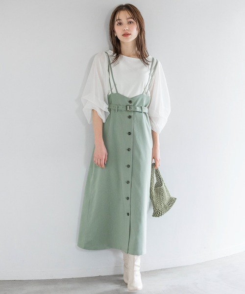 mysty woman（ミスティウーマン）の「シアータックスリーブプルオーバー 190304（Tシャツ/カットソー・レディース・オフホワイト/ライトベージュ/ブラック・FREE）」の20枚目の写真