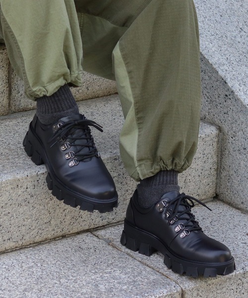 LOVEHUNTER(ラブハンター)の「+5.5cm ハイソール レースアップシューズ(ドレスシューズ・メンズ・ブラック系4/ブラック系2/ブラック系1/ブラック系3・43/42/41/40/44)」の14枚目の写真