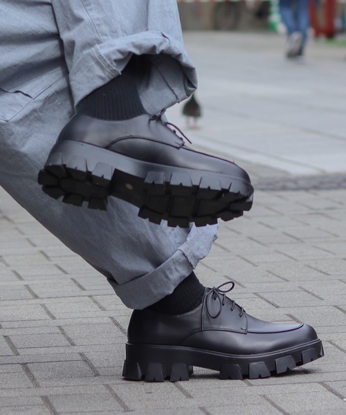 LOVEHUNTER(ラブハンター)の「+5.5cm ハイソール レースアップシューズ(ドレスシューズ・メンズ・ブラック系4/ブラック系2/ブラック系1/ブラック系3・43/42/41/40/44)」の12枚目の写真