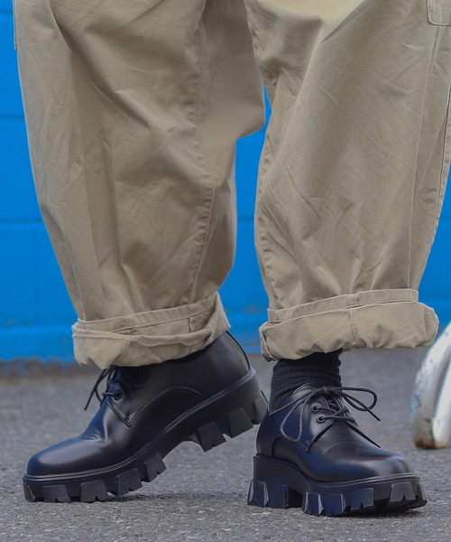 LOVEHUNTER(ラブハンター)の「+5.5cm ハイソール レースアップシューズ(ドレスシューズ・メンズ・ブラック系4/ブラック系2/ブラック系1/ブラック系3・43/42/41/40/44)」の17枚目の写真