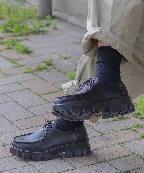 LOVEHUNTER(ラブハンター)の「+5.5cm ハイソール レースアップシューズ(ドレスシューズ・メンズ・ブラック系4/ブラック系2/ブラック系1/ブラック系3・43/42/41/40/44)」の21枚目の写真