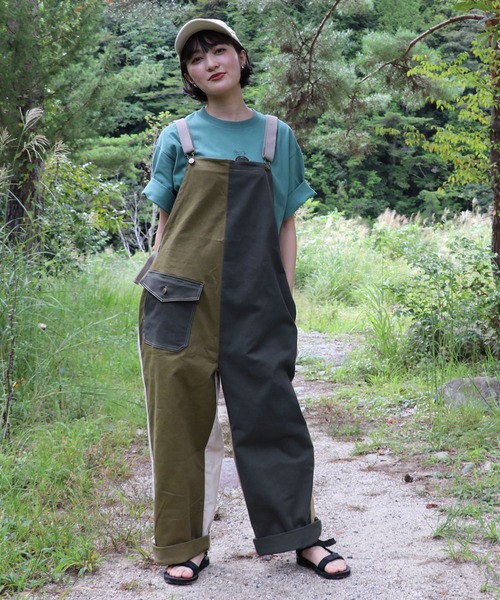 KRIFF MAYER（クリフメイヤー）の「デッキオーバーオール（サロペット/オーバーオール・メンズ・チャコール/ベージュ/オフホワイト/カラフル/オリーブ・LARGE/MEDIUM/SMALL）」の21枚目の写真