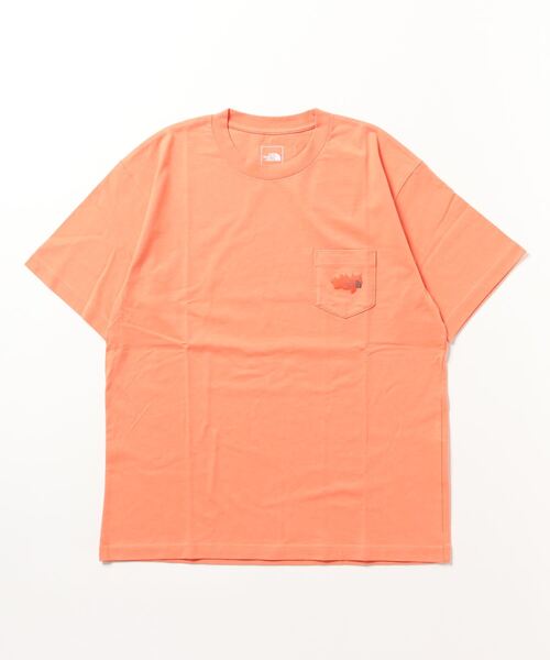 THE NORTH FACE(ザノースフェイス)の「ザ ノース フェイス THE NORTH FACE S/S ProspectorOneGrainTee_ショートスリーブプロスペクターワングレインティー(Tシャツ/カットソー・メンズ・ダークオレンジ/ホワイト/ブラック/ブルー・L/LL/M/S)」の4枚目の写真