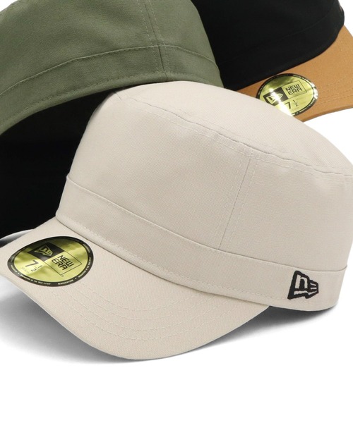 NEW ERA（ニューエラ）の「ニューエラ ミリタリー ワークキャップ 帽子（キャップ・メンズ・ブラック×ホワイト/ブラック×ゴールド/ネイビー/ダークブラック/モスグリーン/インディゴブルー/タン/ベージュ/ブルー系その他/ブラック系その他/ブラック×ブルー/ブラック×レッド/マルーン/ブラック×ピンク/ウッドランド/ブルー/パープル/ベージュ系その他/ブラック系その他2/ブルー系その他2/グレー/オリーブ/ブラック系その他3/ストーン/ブラック/グレー系その他・7 3/4/8/7 1/4/7 1/2/7 1/8/7/7 7/8/7 3/8/7 5/8）」の2枚目の写真