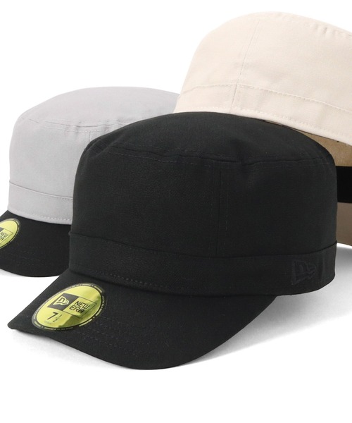 NEW ERA（ニューエラ）の「ニューエラ ミリタリー ワークキャップ 帽子（キャップ・メンズ・ブラック×ホワイト/ブラック×ゴールド/ネイビー/ダークブラック/モスグリーン/インディゴブルー/タン/ベージュ/ブルー系その他/ブラック系その他/ブラック×ブルー/ブラック×レッド/マルーン/ブラック×ピンク/ウッドランド/ブルー/パープル/ベージュ系その他/ブラック系その他2/ブルー系その他2/グレー/オリーブ/ブラック系その他3/ストーン/ブラック/グレー系その他・7 3/4/8/7 1/4/7 1/2/7 1/8/7/7 7/8/7 3/8/7 5/8）」の3枚目の写真