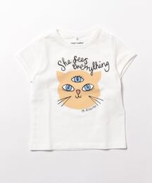 新品　ミニロディーニ　猫柄　半袖Tシャツ　104〜110　レギンスセット Mini Rodini Cat sports tee | hanakao