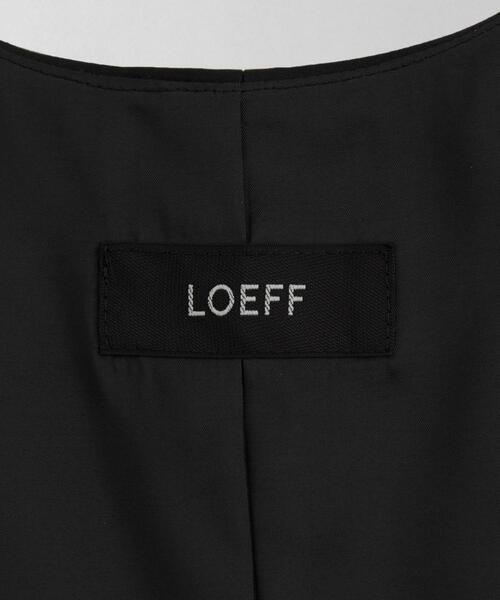 LOEFF（ロエフ）の「＜LOEFF＞C/NY ギャバ ジップ ワンピース（ワンピース・レディース・ブラック・0/1）」の8枚目の写真