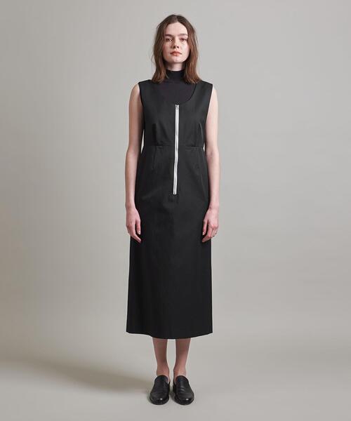 LOEFF（ロエフ）の「＜LOEFF＞C/NY ギャバ ジップ ワンピース（ワンピース・レディース・ブラック・0/1）」の10枚目の写真