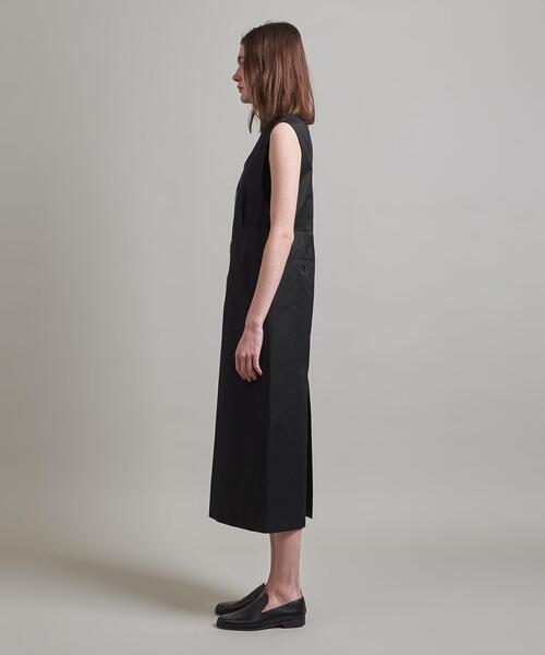 LOEFF ロエフ コットンボイルロングワンピース ブラック フレア 0 楽天市場】マラソンクーポンで3080円☆ワンピース 春秋 フリル襟