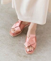 RANDA（ランダ）の「サテンリボンルームシューズ（ルームシューズ/スリッパ）」