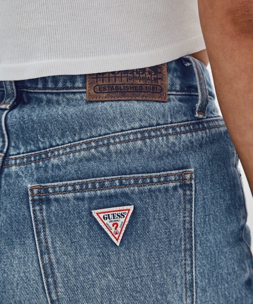 Guess(ゲス)の「GUESS Originals Kit Destroyed Denim Shorts デニムパンツ ジーンズ レディース(デニムパンツ・レディース・インディゴブルー・26inch/27inch/25inch)」の5枚目の写真
