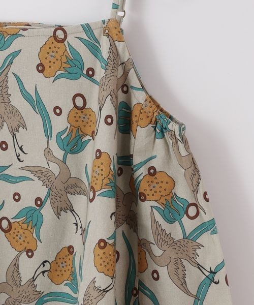 LOWRYS FARM（ローリーズファーム）の「ＩＮＤＩＡＩＳプリントキャミワンピース　191023（ワンピース・キッズ・オフホワイト/サックスブルー/ベージュ/ブルー系その他・110cm/120cm/130cm/140cm/150cm）」の14枚目の写真