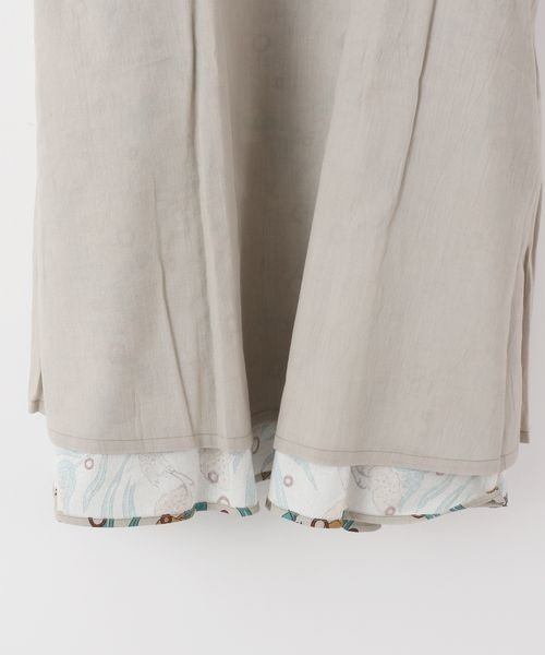 LOWRYS FARM（ローリーズファーム）の「ＩＮＤＩＡＩＳプリントキャミワンピース　191023（ワンピース・キッズ・オフホワイト/サックスブルー/ベージュ/ブルー系その他・110cm/120cm/130cm/140cm/150cm）」の18枚目の写真