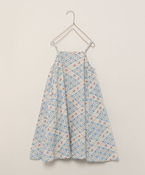 LOWRYS FARM（ローリーズファーム）の「ＩＮＤＩＡＩＳプリントキャミワンピース　191023（ワンピース・キッズ・オフホワイト/サックスブルー/ベージュ/ブルー系その他・110cm/120cm/130cm/140cm/150cm）」の15枚目の写真