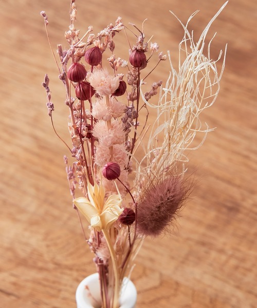 BIRTHDAY BAR（バースデイバー）の「BOUTE ドライフラワー＆フレグランスベースセット（フラワーベース・レディース・パープル/ピンク/イエロー・フリー）」の8枚目の写真