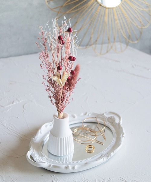 BIRTHDAY BAR（バースデイバー）の「BOUTE ドライフラワー＆フレグランスベースセット（フラワーベース・レディース・パープル/ピンク/イエロー・フリー）」の7枚目の写真