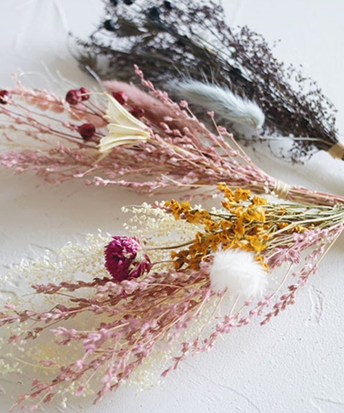 BIRTHDAY BAR（バースデイバー）の「BOUTE ドライフラワー＆フレグランスベースセット（フラワーベース・レディース・パープル/ピンク/イエロー・フリー）」の4枚目の写真