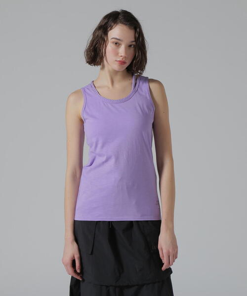 AVIREX（アヴィレックス）の「ブレード タンクトップ/BRAID TANK TOP（タンクトップ・レディース・オレンジ/ブルー/イエロー/ブラック/ホワイト系2/その他18/ピンク/ライム/オリーブ系/ブラック系その他3/ライトグリーン/ミント/ラベンダー・L/S/M）」の21枚目の写真