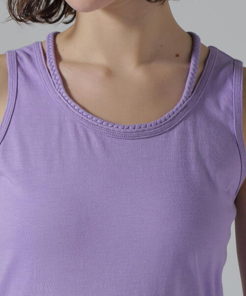 AVIREX(アヴィレックス)の「ブレード タンクトップ/BRAID TANK TOP(タンクトップ・レディース・オレンジ/ブルー/イエロー/ブラック/ホワイト系2/その他18/ピンク/ライム/オリーブ系/ブラック系その他3/ライトグリーン/ミント/ラベンダー/カモフラージュ/オレンジ系その他3・L/S/M)」の22枚目の写真