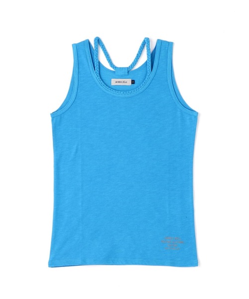 AVIREX（アヴィレックス）の「ブレード タンクトップ/BRAID TANK TOP（タンクトップ・レディース・オレンジ/ブルー/イエロー/ブラック/ホワイト系2/その他18/ピンク/ライム/オリーブ系/ブラック系その他3/ライトグリーン/ミント/ラベンダー・L/S/M）」の8枚目の写真