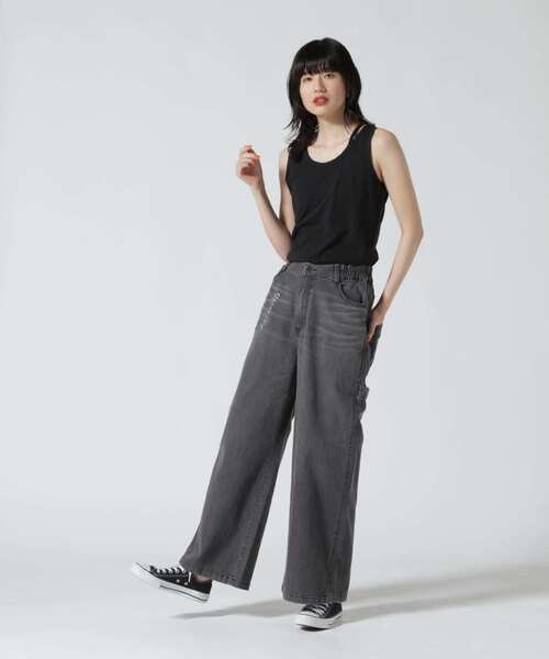 AVIREX（アヴィレックス）の「ブレード タンクトップ/BRAID TANK TOP（タンクトップ・レディース・オレンジ/ブルー/イエロー/ブラック/ホワイト系2/その他18/ピンク/ライム/オリーブ系/ブラック系その他3/ライトグリーン/ミント/ラベンダー・L/S/M）」の17枚目の写真