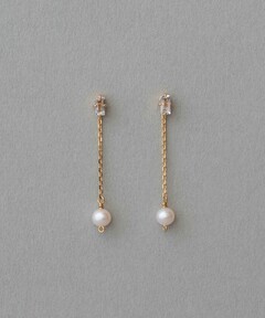 K10YG パール アメリカンピアス（ピアス（両耳用））｜ete（エテ
