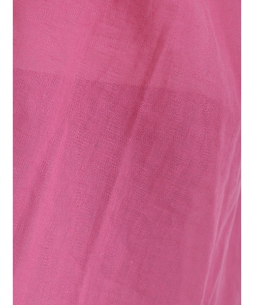 Samansa Mos2（サマンサ モスモス）の「ビックシルエットバンドカラーシャツ（シャツ/ブラウス・レディース・グリーン/オフホワイト/ピンク/ベージュ/チャコール・ﾌﾘ-）」の17枚目の写真