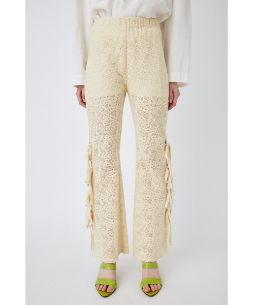 パンツ LAGUAGEM SIDE RIBBON LOOSE MOUSSY（マウジー）の「SIDE RIBBON LACE パンツ（その他パンツ