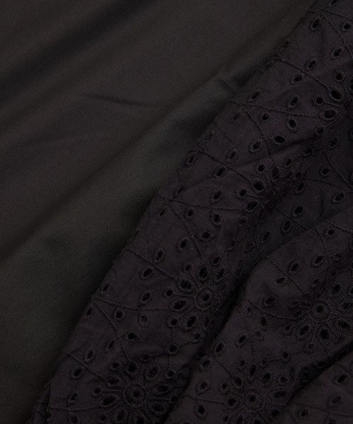 Jayro（ジャイロ）の「袖レースワンピース（ワンピース・レディース・ブラック/ホワイト系その他/ネイビー・M）」の18枚目の写真