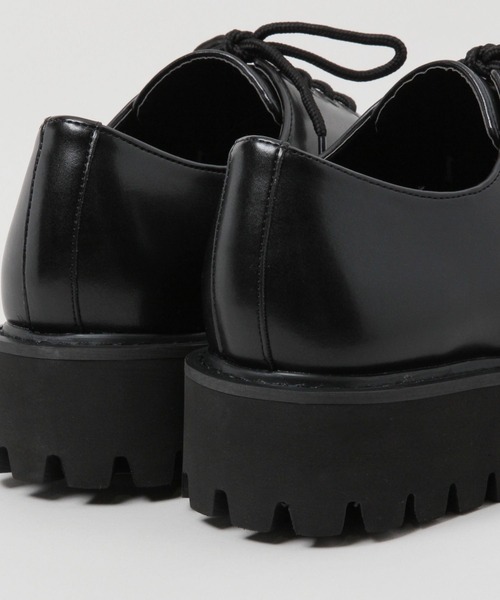 RAGEBLUE(レイジブルー)の「タンクソール/ボリュームプレーントゥシューズ(ドレスシューズ・メンズ・ブラック・LARGE/MEDIUM/SMALL)」の8枚目の写真