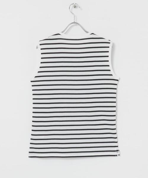 URBAN RESEARCH（アーバンリサーチ）の「『UR TECH』ノースリーブカットソー（Tシャツ/カットソー・レディース・ホワイト/ブラック/ホワイト系その他・FREE）」の11枚目の写真