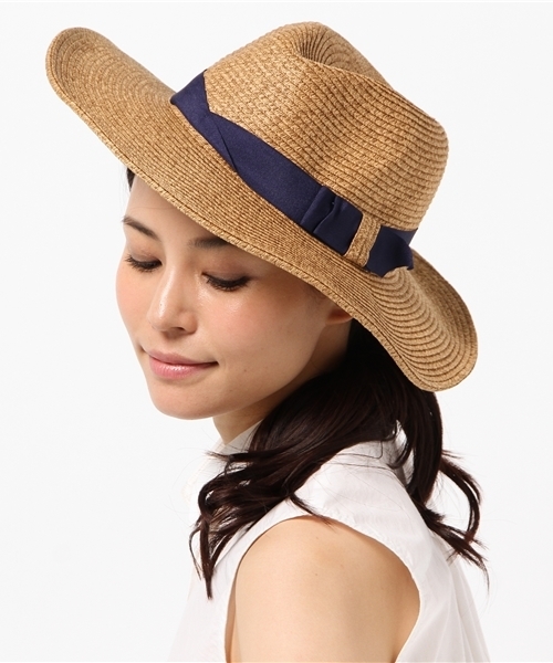 LOUNGEDRESS（ラウンジドレス）の「サマーHAT◆（ハット・レディース・ホワイト/ベージュ・ﾌﾘ-）」の3枚目の写真