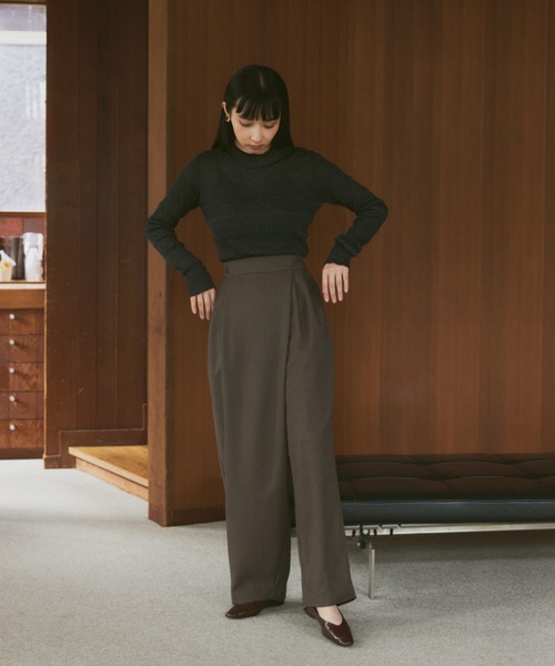 Happy John（ハッピージョン）の「sheer lame knit tops/シアーラメニットトップス（ニット/セーター・レディース・グレー/グリーン/ブラック・FREE）」の11枚目の写真
