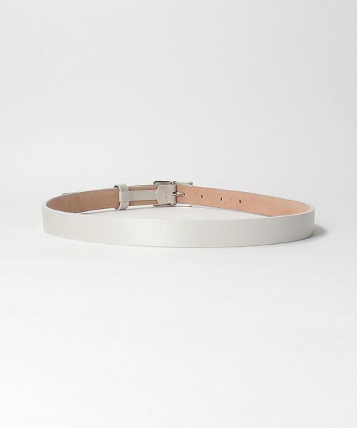 BEAUTY&YOUTH UNITED ARROWS(ビューティーアンドユースユナイテッドアローズ)の「メタリックレザー ベルト(ベルト・レディース・シルバー・FREE)」の2枚目の写真