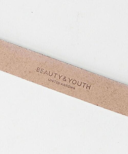 BEAUTY&YOUTH UNITED ARROWS(ビューティーアンドユースユナイテッドアローズ)の「メタリックレザー ベルト(ベルト・レディース・シルバー・FREE)」の5枚目の写真