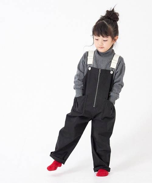 MAKE YOUR DAY（メイクユアデイ）の「オーバーオール■80～140cm（その他パンツ・キッズ・ブルー/ブラック/ブラウン・110/130/120/90/100/140/80）」の2枚目の写真