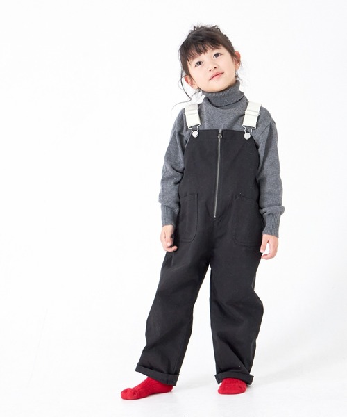 MAKE YOUR DAY（メイクユアデイ）の「オーバーオール■80～140cm（その他パンツ・キッズ・ブルー/ブラック/ブラウン・110/130/120/90/100/140/80）」の4枚目の写真