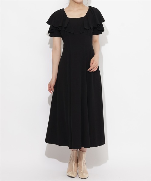 WILLSELECTION(ウィルセレクション)の「フリルカットソーワンピース(ワンピース・レディース・ボルドー/チャコールグレー/ブラック・MEDIUM)」の17枚目の写真