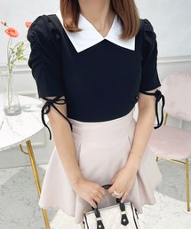 襟付きカットトップス【ZOZOTOWN限定アイテム】