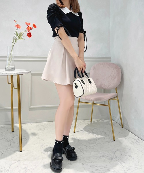 apres jour(アプレジュール)の「襟付きカットトップス【ZOZOTOWN限定アイテム】(Tシャツ/カットソー・レディース・ブラック/アイボリー/ライトブルー・フリー/X-LARGE)」の17枚目の写真