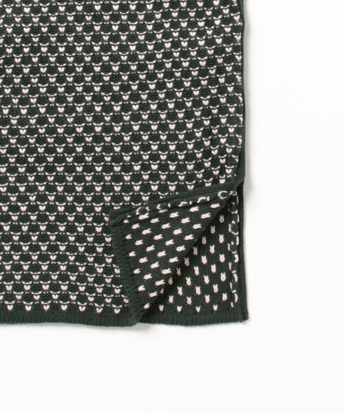 hunch（ハンチ）の「hunch AC ３G 配色JQ編み　ジャガードスカート（スカート・レディース・グリーン系/ブルー系/ブラック系・FREE）」の21枚目の写真