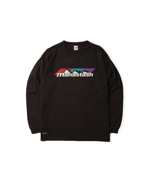 MANASTASH（マナスタッシュ）の「MANASTASH/マナスタッシュ/RE:CTN L/S SCHEME LOGO（Tシャツ/カットソー・メンズ・オフホワイト/イエロー/ブラック・2XL/M/XL/L）」の5枚目の写真