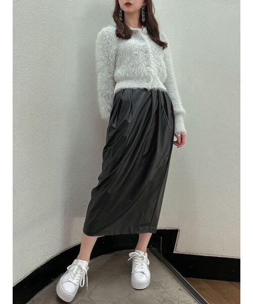 dazzlin(ダズリン)の「メタリックコクーンスカート(スカート・レディース・ブラック/ブラウン/シルバー・SMALL/MEDIUM)」の15枚目の写真