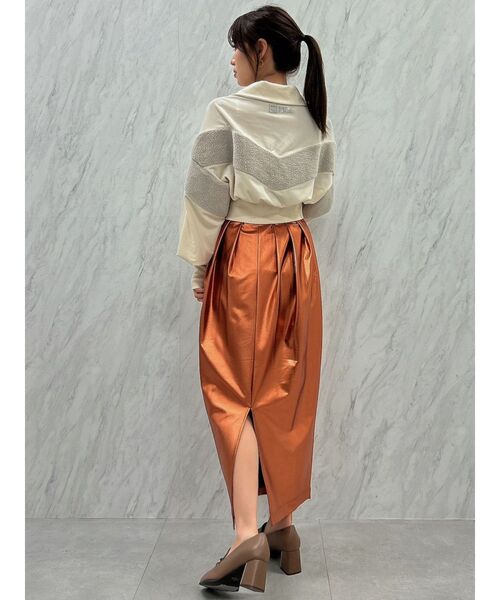dazzlin(ダズリン)の「メタリックコクーンスカート(スカート・レディース・ブラック/ブラウン/シルバー・SMALL/MEDIUM)」の13枚目の写真